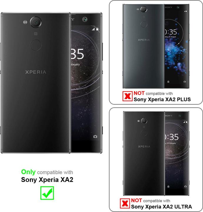 Produktbild Cadorabo Book mit Standfunktion Cover (Sony Xperia XA2)