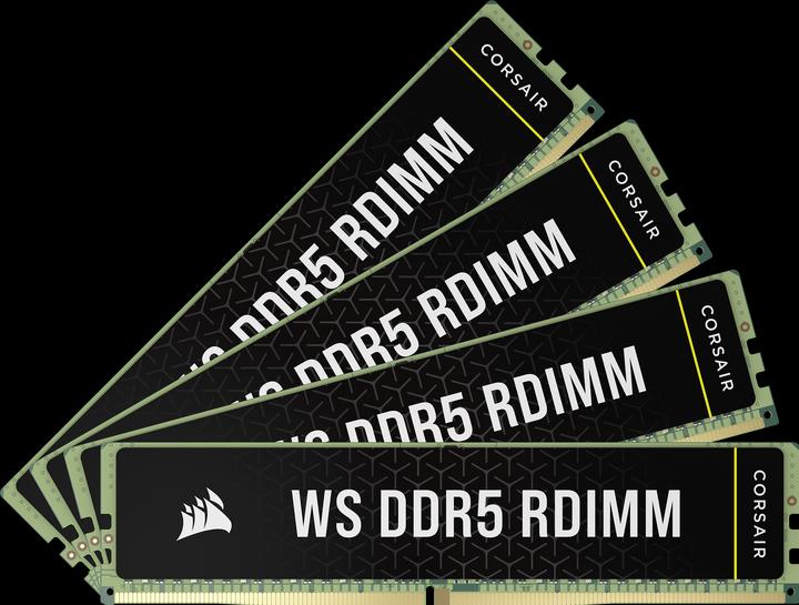 Produktbild Corsair DDR5, 5600MT/s 128GB 4x32GB RDIMM, Hynix Die, Dual Rank, 40-40-40-77, AMD EXPO & Intel XMP 3.0, WS D (4 x 32GB, 5600 MHz, DDR5-RAM, R-DIMM)