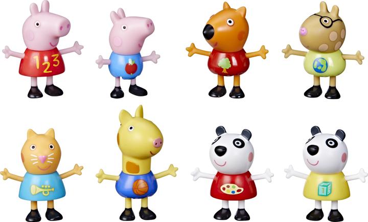 Produktbild Hasbro 8er-Figurenpack mit Peppa, Schorsch, Peggi, Mollie u.m.