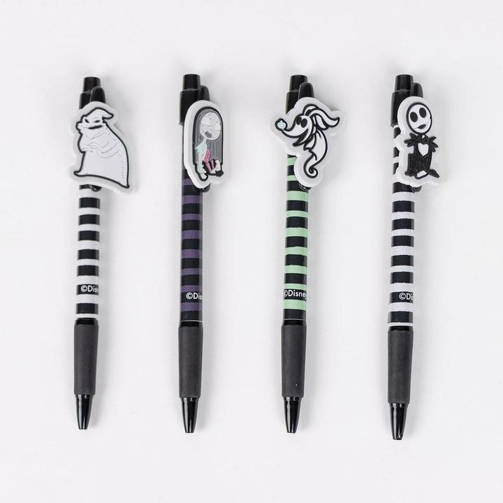 Produktbild Cerda L'ETRANGE NOEL de Mr JACK - Set de 4 Stylos à Bille (White, no ir, 4 x)