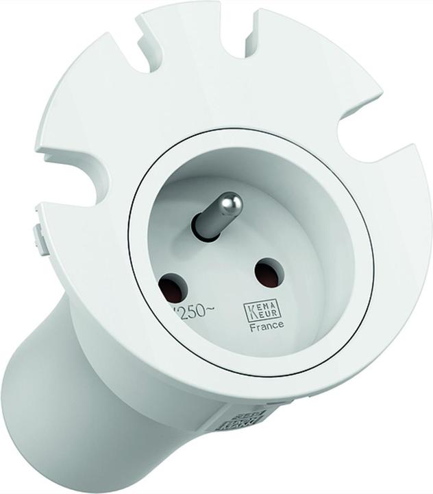 Immagine prodotto Bachmann Presa LOOP IN francese UTE con 4x ingressi cavi, bianco (938.102) (1 x, CEE 7/3, CEE 7/5, 2 m)