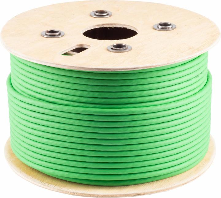 Produktbild Shiverpeaks ®-BASIC-S--Verlegekabel, cat. 8.2, S/FTP, GHMT Zertifizierung, grün, 100,0m (S/FTP, CAT8.2, 100 m)