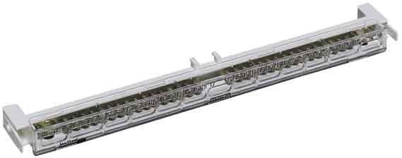 Actual product image Hager Wspornik z zaciskami PE/N Volta 13 zacisków (VZ521)