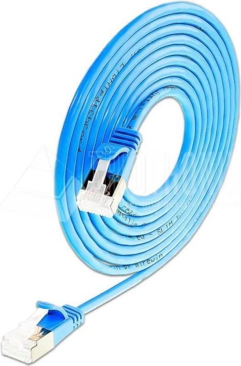 Wirewin Cavo patch sottile: U/FTP, 3,0 m, blu (U/FTP, CAT6a, 3 m)