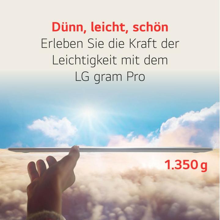 Actual product image LG gram 17" Core Ultra 7 155H 32GB/2TB SSD Win11 grey 17Z90S-G.AD7CG (17", Intel Core Ultra 7 155H, 32 GB, 2000 GB, DE)