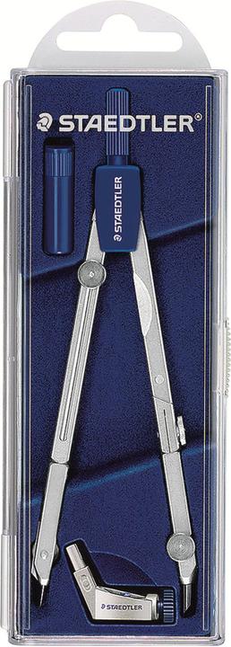 Produktbild Staedtler Präzisionszirkel Mars Basic, aus Metall mit Teleskopverlängerungsstange, Schrägzahnführung