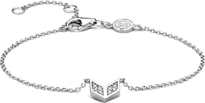 Actual product image Ti Sento Milano Bracelet with arrow and zirconia 2940ZI (20 cm, 925 Sterling silver)