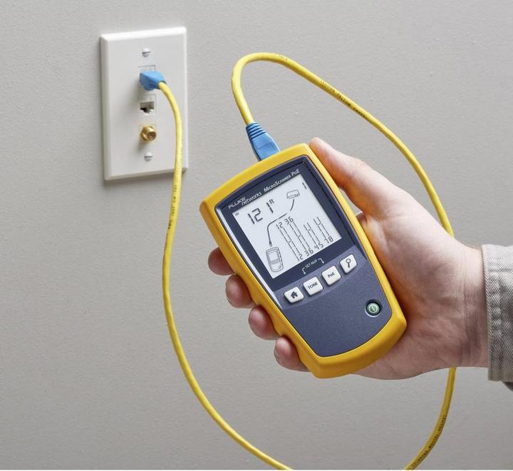 Produktbild Fluke Der PoE-Tester MicroScanner der für den Verkabelungstechniker entwickelt wurde