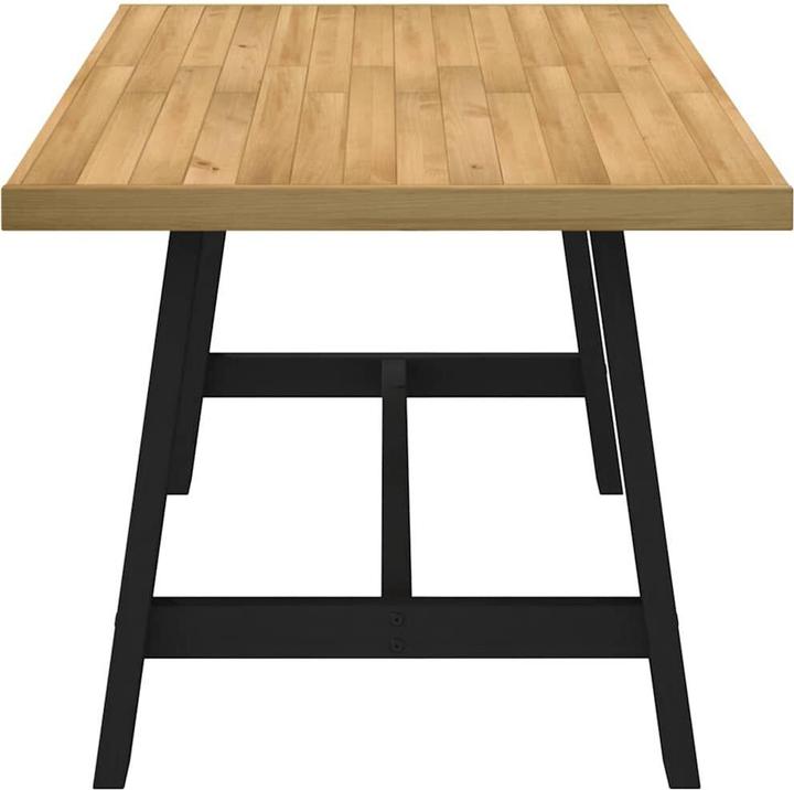 Actual product image VidaXL Dining table NOAIN A-shaped legs 160x90x75 cm solid pine wood (160 x 90 x 75 cm)