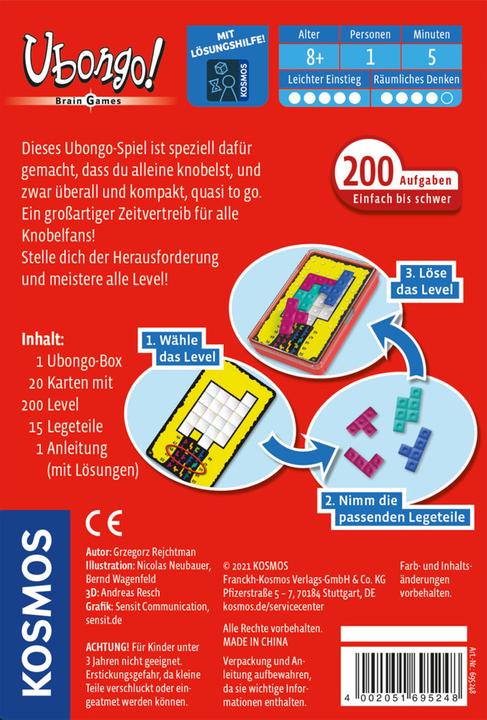 Produktbild Kosmos Ubongo (Deutsch)
