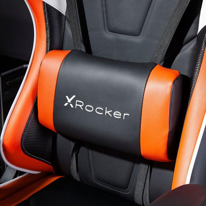 Actual product image X Rocker Chaise de jeu eSport Agility Sport avec ajustement ergonomique Orange