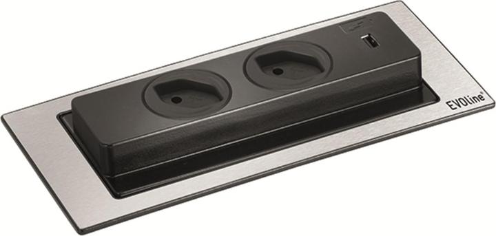 Actual product image Evoline BackFlip (2 x, CEE 7/3, 3 m)