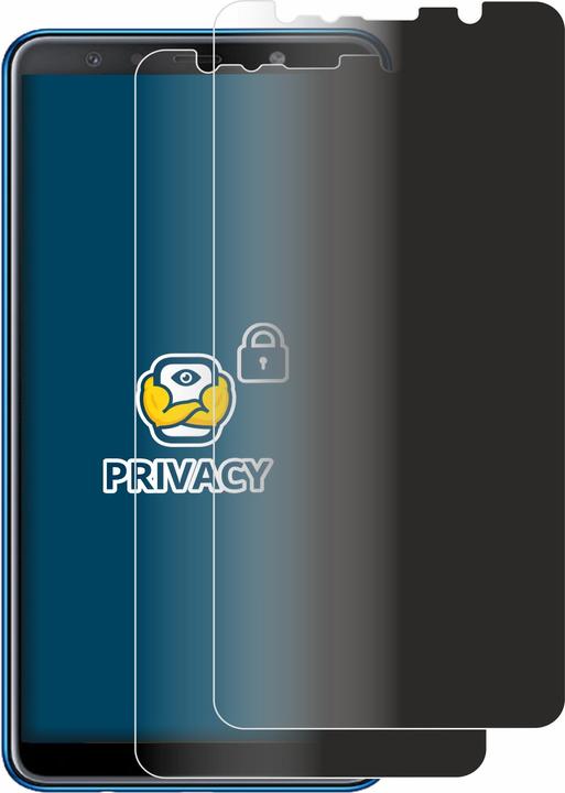 Produktbild BROTECT Sichtschutzfolie Anti-Spy Privacy Folie Blaulicht-Schutz (2 Stück, Samsung Galaxy A7 (2018))