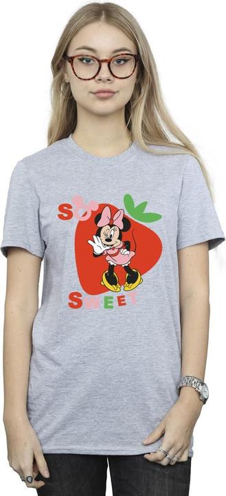 Immagine prodotto Disney Minnie Mouse So Sweet Strawberry Maglietta Ampia Donna (S)