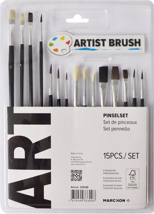 Office Pinsel-Set 15-teilig