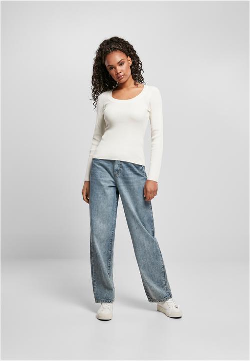 Actual product image Urban Classics Ladies Wide Neckline Sweater - 13809 (XS)