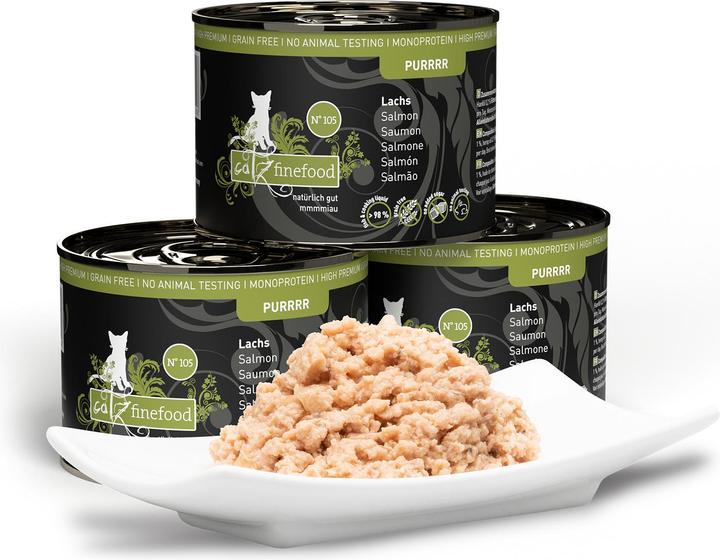 Produktbild Catz Finefood Purrrr No.105 Lachs (Adult, 1 Stk., 190 g)