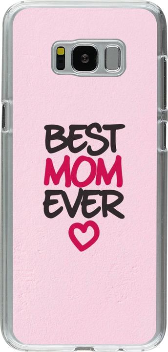 Image du produit PhoneLook Coque transparent Mom 2023 best Mom ever pink (Samsung Galaxy S8+)