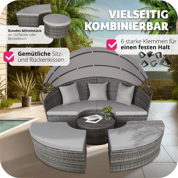 Produktbild tectake Sonneninsel Rattan