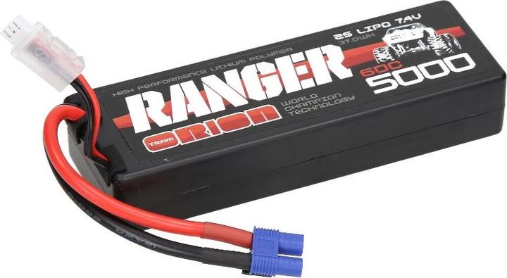 Produktbild Team Orion 2S 60C Ranger LiPo Battery (7.4V/5000mAh) EC3 (7.40 V, 5000 mAh)