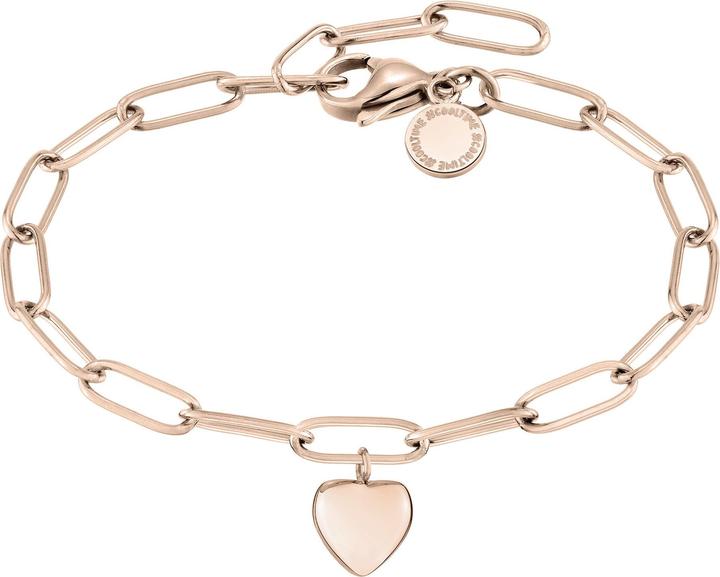Cool Time Kids Kinderarmband (17 cm, Edelstahl IP Roségold)