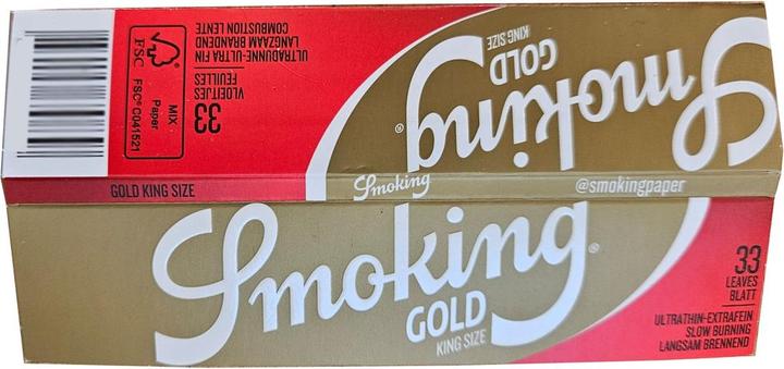 Actual product image Smoking Gold KingSize Slim