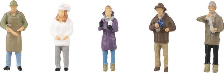 Actual product image Faller Christmas market vendors