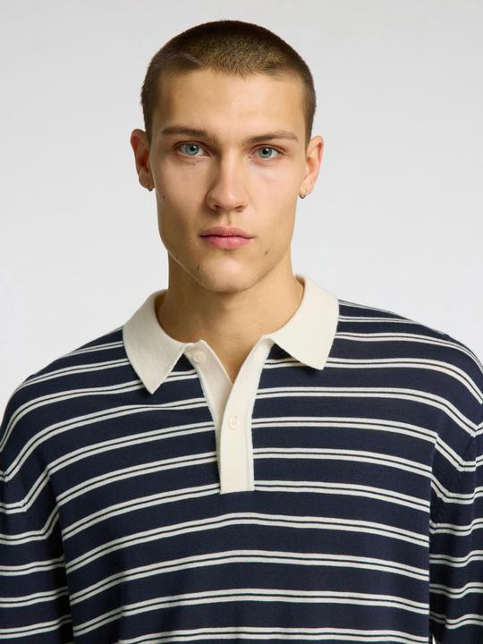 Actual product image Selected Homme 100% Merinowoll Langarm-Poloshirt (XL)