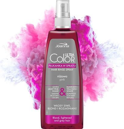 Produktbild Joanna Ultra Color System Hair Rinse Spray Pink Spray Rinse Giving Pink Shade Pink 150Ml (150 ml)