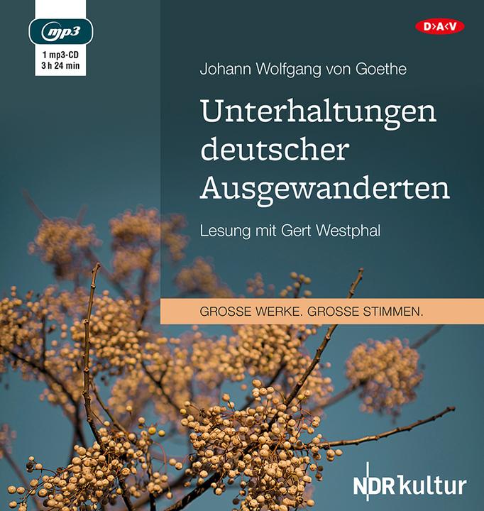 Actual product image Conversations of German Emigrants (Johann Wolfgang of Goethe, German)