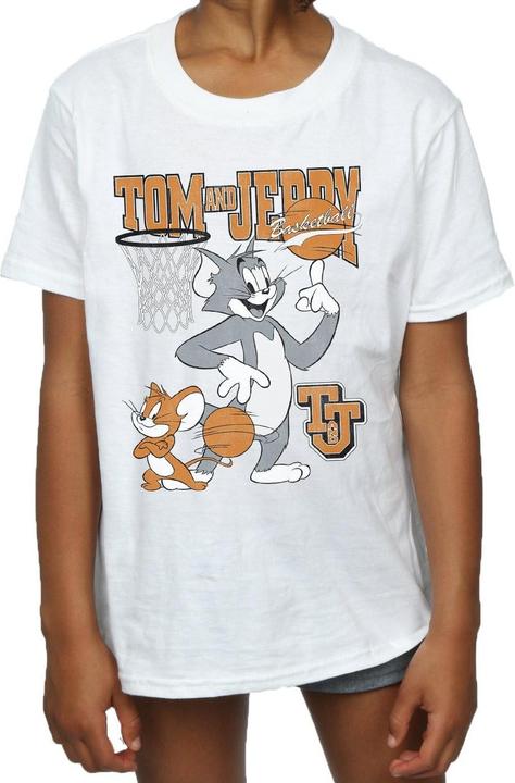Image du produit Tom & Jerry - T-shirt SPINNING BASKETBALL - Fille (152, 158)