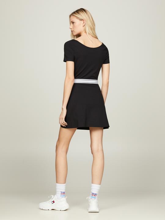 Produktbild Tommy Hilfiger Tjw Damen Logo Tape Fit & Flare Kleid (S)