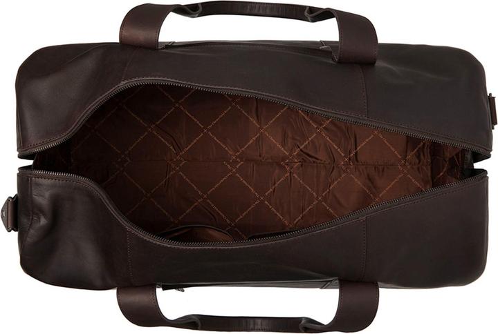 Produktbild The Vegan Cow Chesterfield Brand Leren Weekendtas Bruin Hudson (51.20 l)
