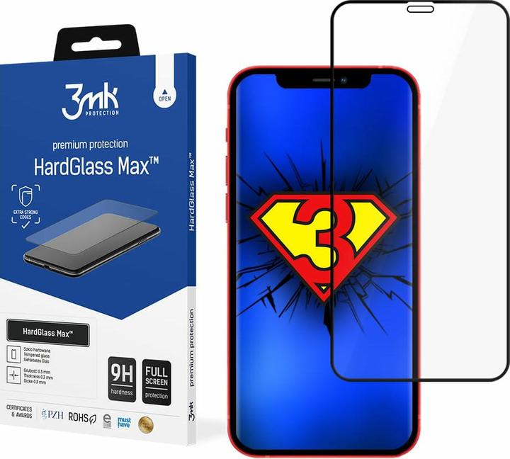 Image du produit 3MK Protection d'écran Hardglass Max (1 pièce(s), Apple iPhone 12 Pro Max)