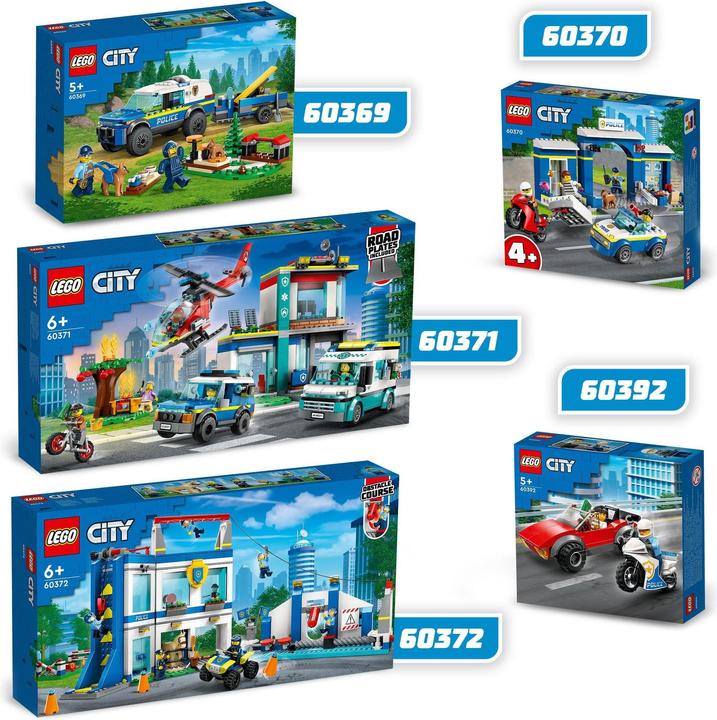 Immagine prodotto LEGO 60371 Sede del veicolo di soccorso (60371, LEGO City)