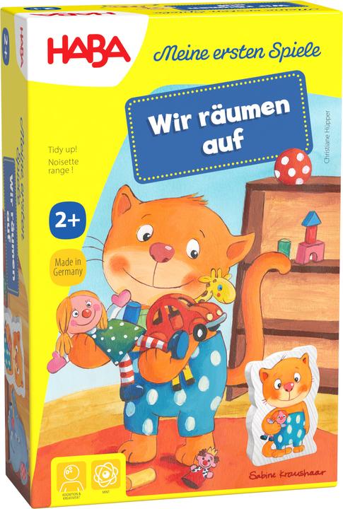 Produktbild Haba Lernspiel Meine ersten Spiele - Wir räumen auf (Deutsch, Französisch, Niederländisch, Italienisch, Spanisch, Englisch)