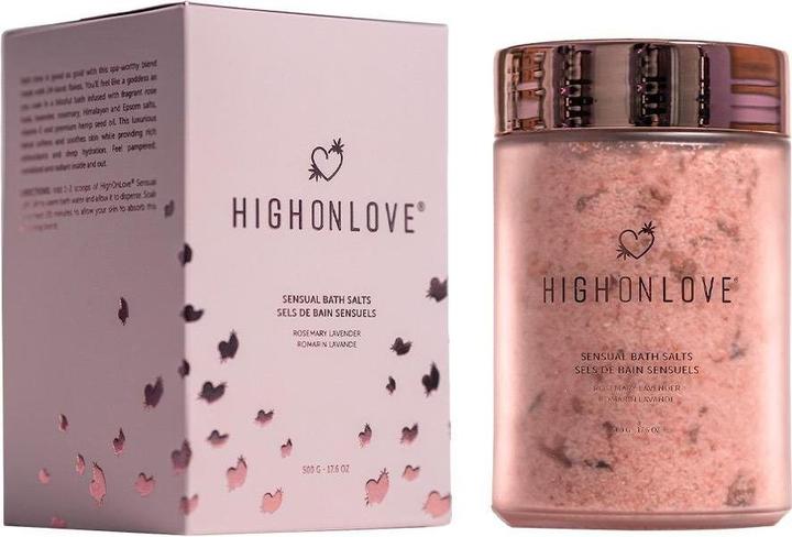 Image du produit High on Love sensual bath salts 500g (Praline de bain)