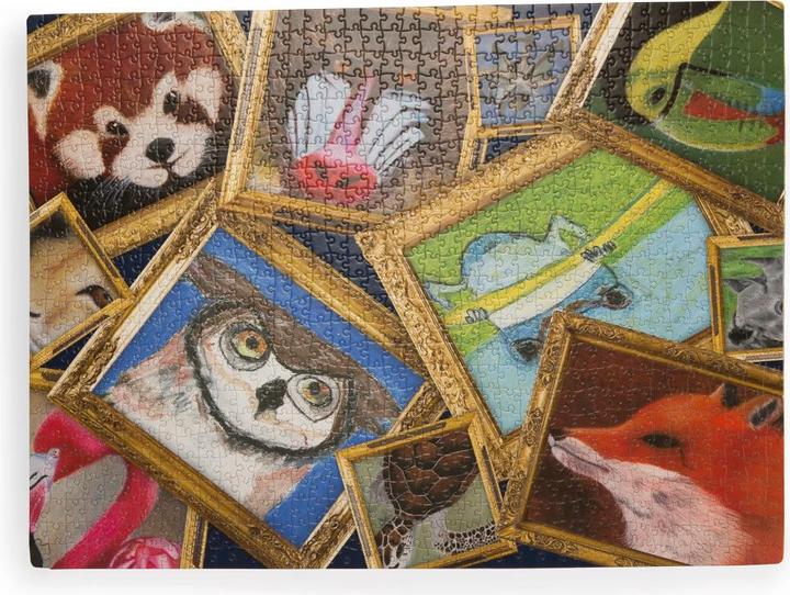 Produktbild Kikkerland Zany Zoo Puzzle (1000 Teile)