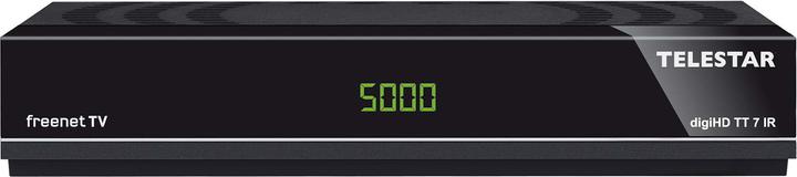 Telestar Digitalreceiver digiHD TT7 IR - HEVC - HDCP Digitalverschlüsselung (DVB-T2, DVB-C, CI+-Schacht)