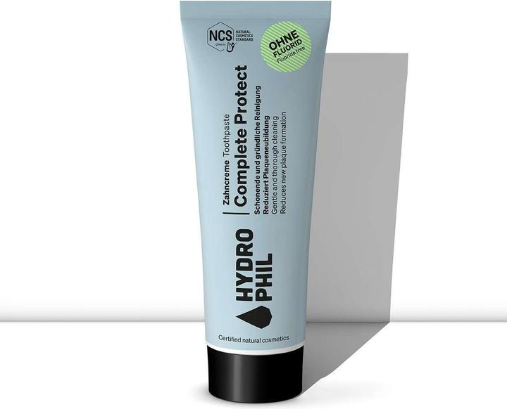 Produktbild Hydrophil Zahncreme Complete Protect ohne Fluorid (75 ml)