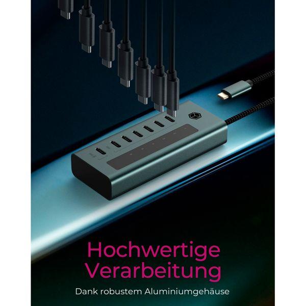Produktbild Icy Box IB-HUB1457-C31 (USB-C, 7 Ports)