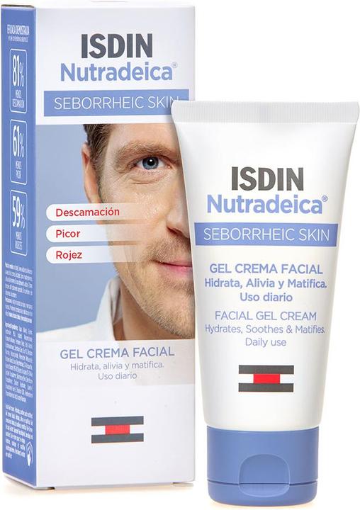 Isdin Nutradeica Facial Gel-Cream Seborrheic Skin (50 ml, Tagescreme)