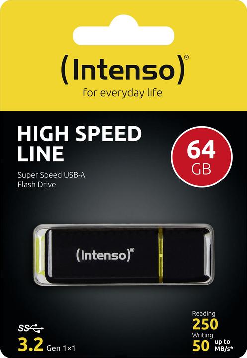 Image du produit Intenso ligne à grande vitesse (64 Go, USB-A, USB 3.1)