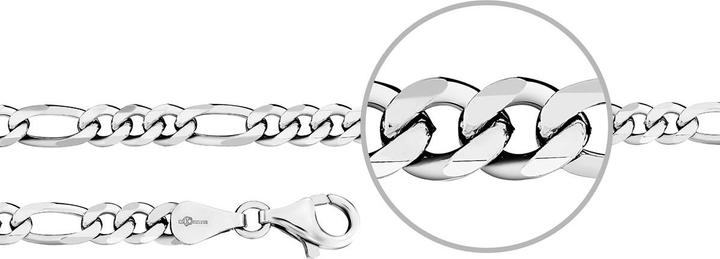 Actual product image Der Kettenmacher Figaro bracelet (19 cm, Silver)