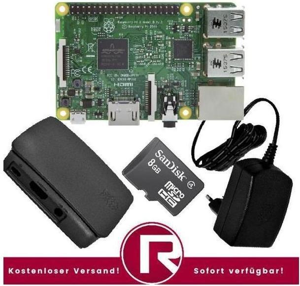 Image du produit Raspberry Pi EB5658 - Kit de démarrage 3 en noir et gris