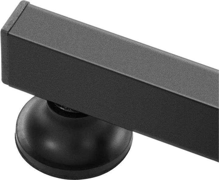 Image du produit Physa Beinstütze Pediküre Beinauflage Fussstütze Fusspflege Kosmetikstudio Schwarz 80 kg (24 x 22 cm)