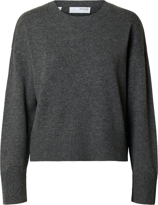 Selected Femme Slflara Ls Knit O-Neck Bf