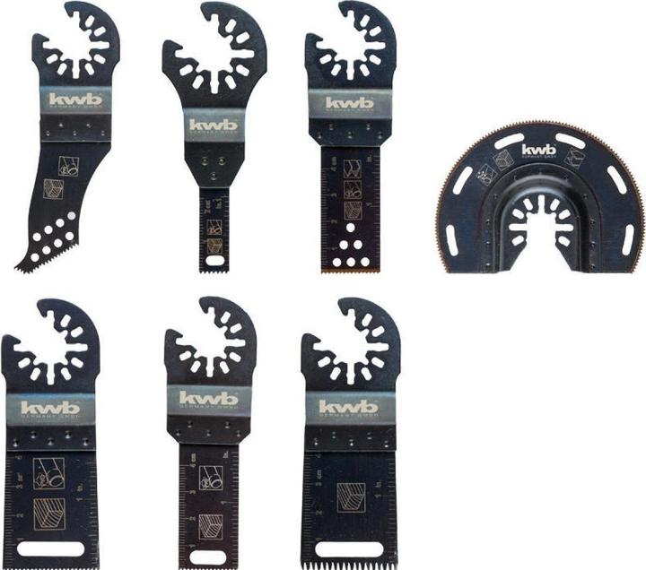 kwb Multi-Tool-Set 7-Teilig Sb Akku