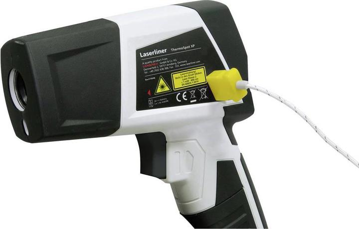 Image du produit Laserliner Thermomètre infrarouge ThermoSpot XP (-40°-1500°C50:1, type K, USB, BLE)