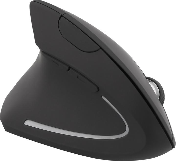 Actual product image T'nB Souris sans fil compatible Ergo verticale pour gaucher (Noir) (Wireless)